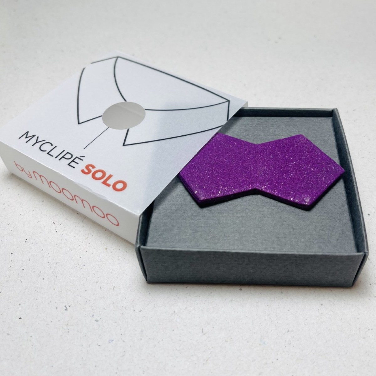 SOLO BOWTIE METAL MAGENTA